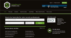 Desktop Screenshot of cybersecurityjobsite.com